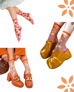 Sock Candy transparent socks cute women socks